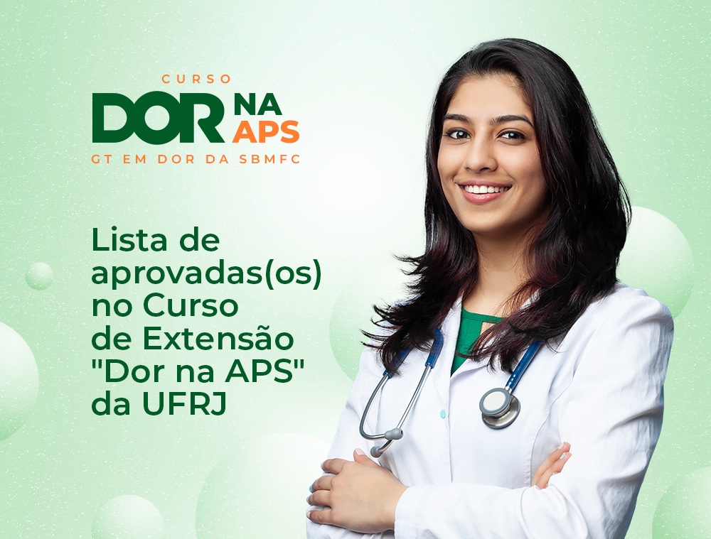 Lista de aprovadas(os) para o Curso de Extensão em Dor é divulgada